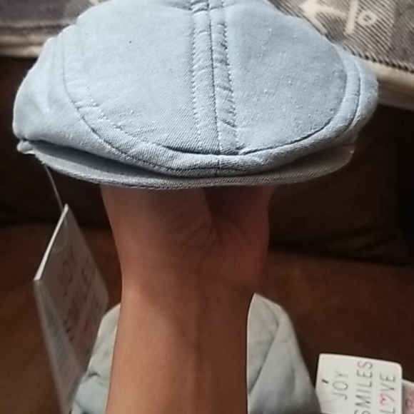 Gray Chambray Driver's Cap - Picture 1 of 6